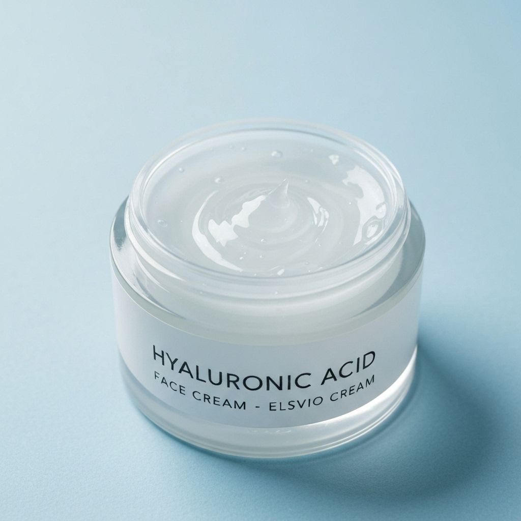 Hyaluronic acid face cream